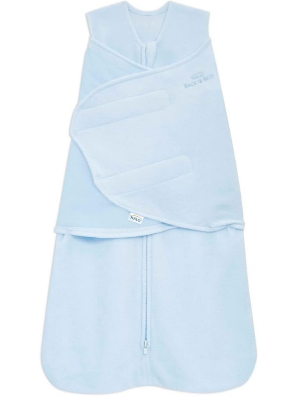 Cozy Micro-Fleece 3-Way Adjustable Swaddle Blanket for Newborns, Hip Healthy